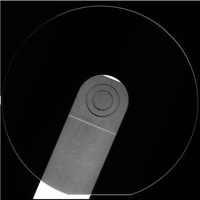 Singolo Crystal Quartz Wafer a 4 pollici 42Y ha tagliato il doppio polacco laterale