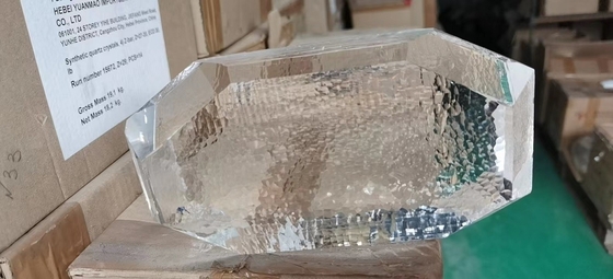 Estrema stabilità e precisione di tempistica Wafer di quarzo a cristallo singolo di diametro 3" 4" 6"