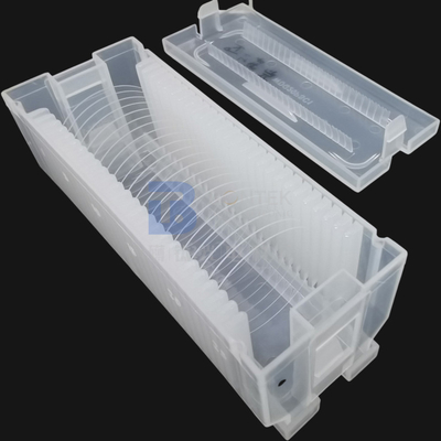 borosilicato del wafer della silice fusa di 150mm 200mm con la terra del bordo della tacca o del piano