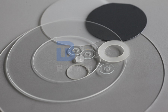 2" Y tagliato X tagliato senza semi di DSL singolo Crystal Quartz Wafer per il semiconduttore