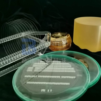 L'oro ha ricoperto i cristalli del niobato di litio per uso ottico di Q-commutazione e di modulazione