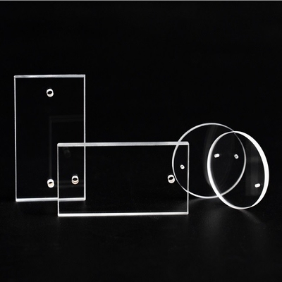 CaF2 su misura BaF2 MgF2 LiF singolo Crystal Windows Lens Prism