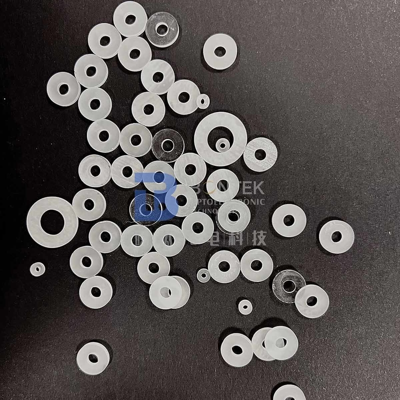 lato standard Y tagliato X tagliato di Crystal Quartz Ring IEEE doppio avvolto per il sensore di pressione