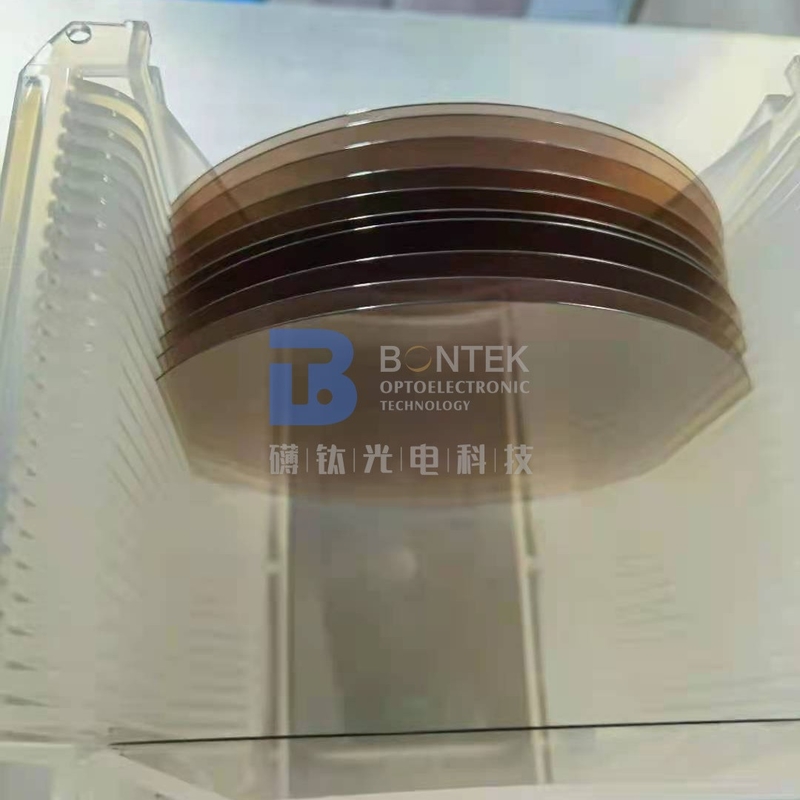 4" wafer del Tantalate del litio per il trasduttore piezoelettrico del filtrante a banda larga ad alta frequenza