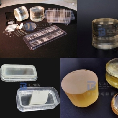 Substrato wafer piezoelettrico LiNbO3 taglio 128Y con tacca piatta di orientamento